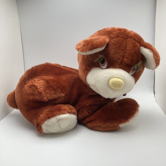 VTG 1983 Sunburst Pets Commonwealth Toys Stuffed Animal Teddy Bear - Picture 1 of 14